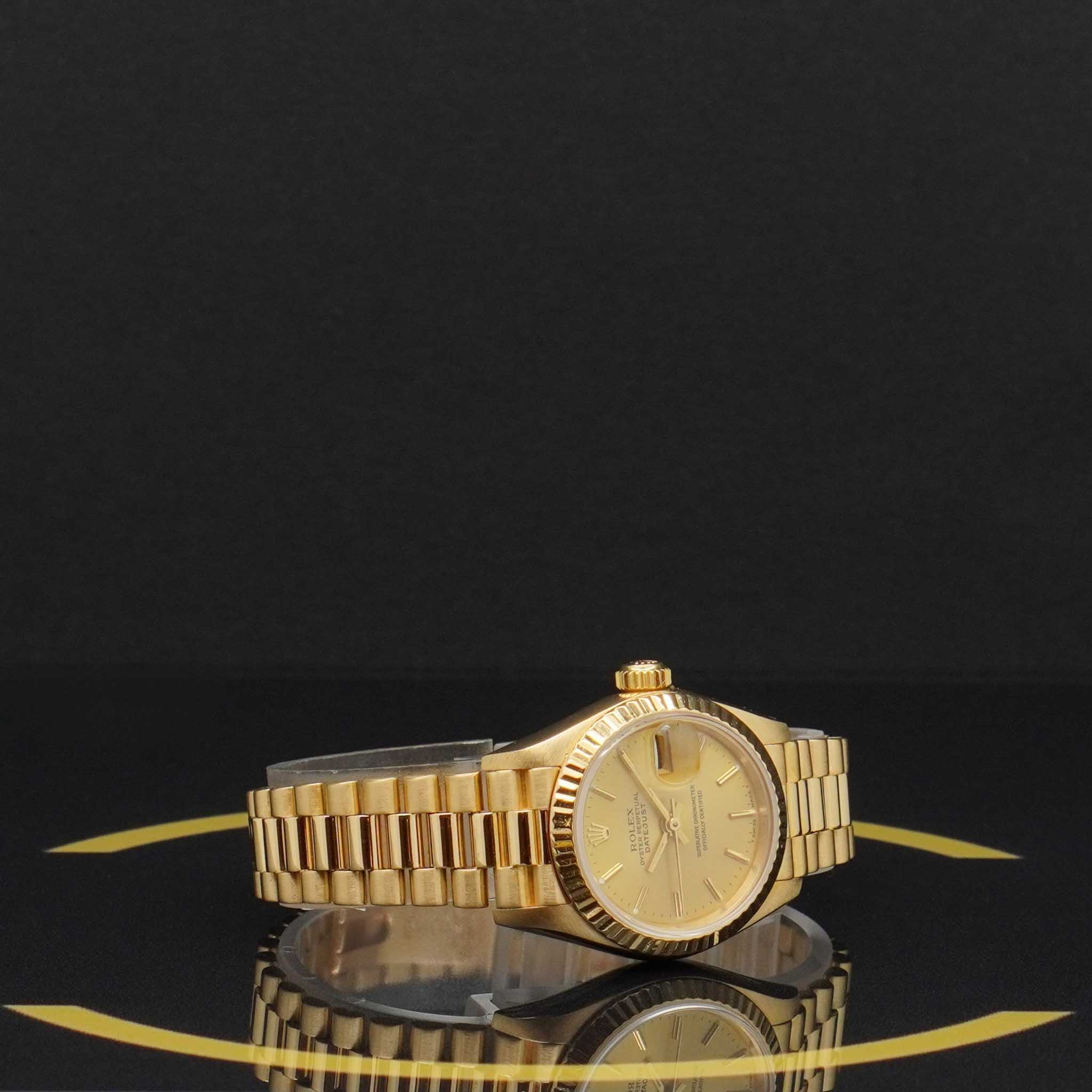 Rolex Lady Datejust Gold - Ref: 69178 - aus 1988 - Rolex Box