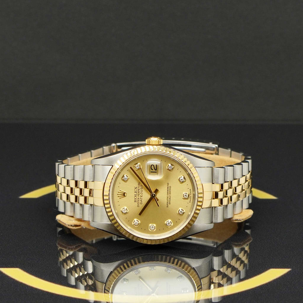 Rolex Datejust 36 S/G Dia - 16233 - 1998 - Rolex Box