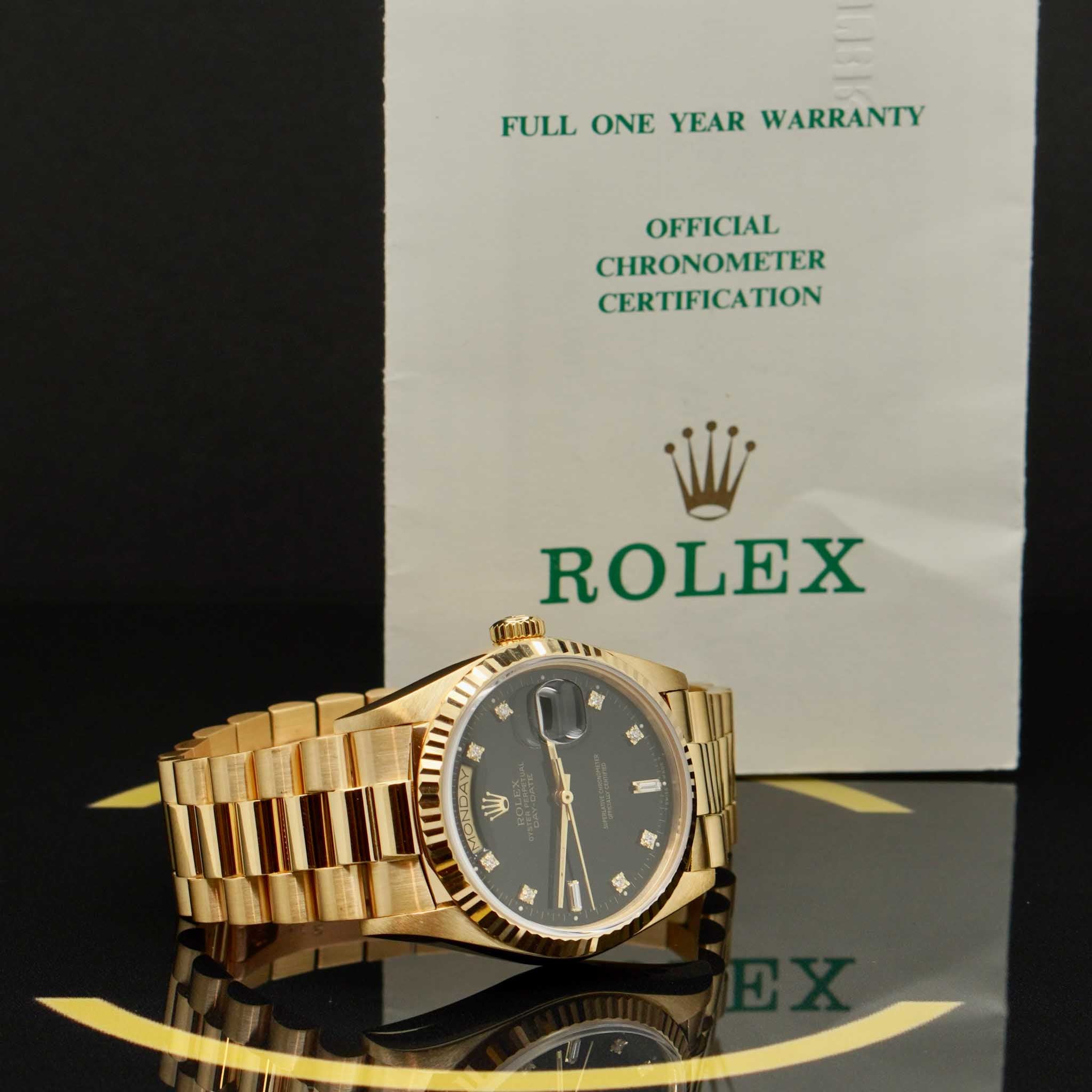 Rolex Day Date 36 - Ref: 18038 - aus 1986 - Box & Papiere