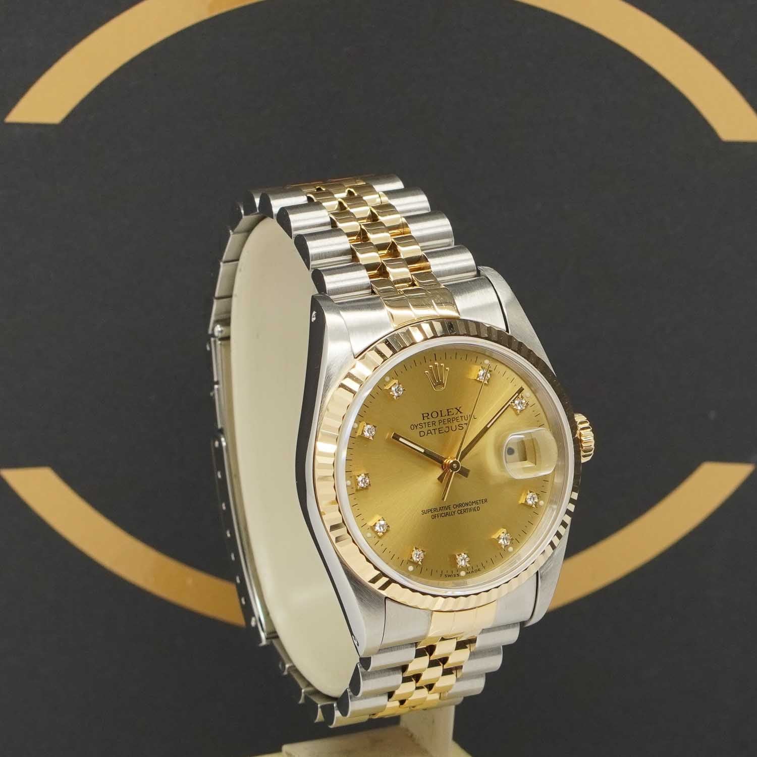 Rolex Datejust 36 S/G - 16233 - 1994 - Rolex Box & Papiere