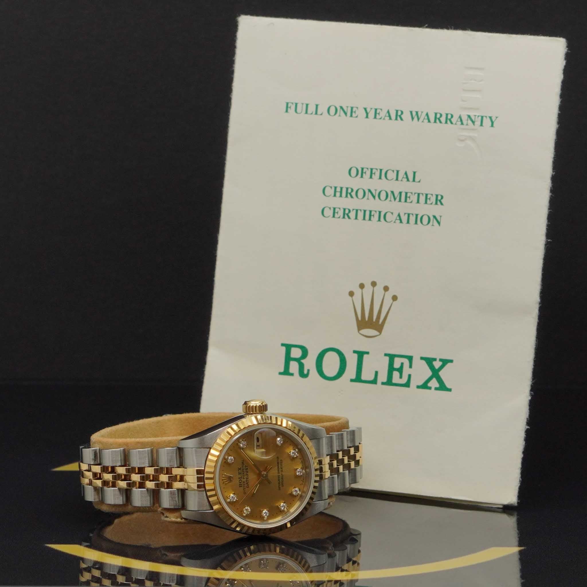 Rolex Lady Datejust 26 - Ref: 69173 - aus 1987 - Fullset