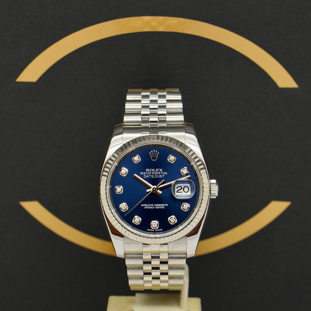 Rolex Datejust 36 Dia - Ref: 116234 - aus 2012 - LC 10 Fullset