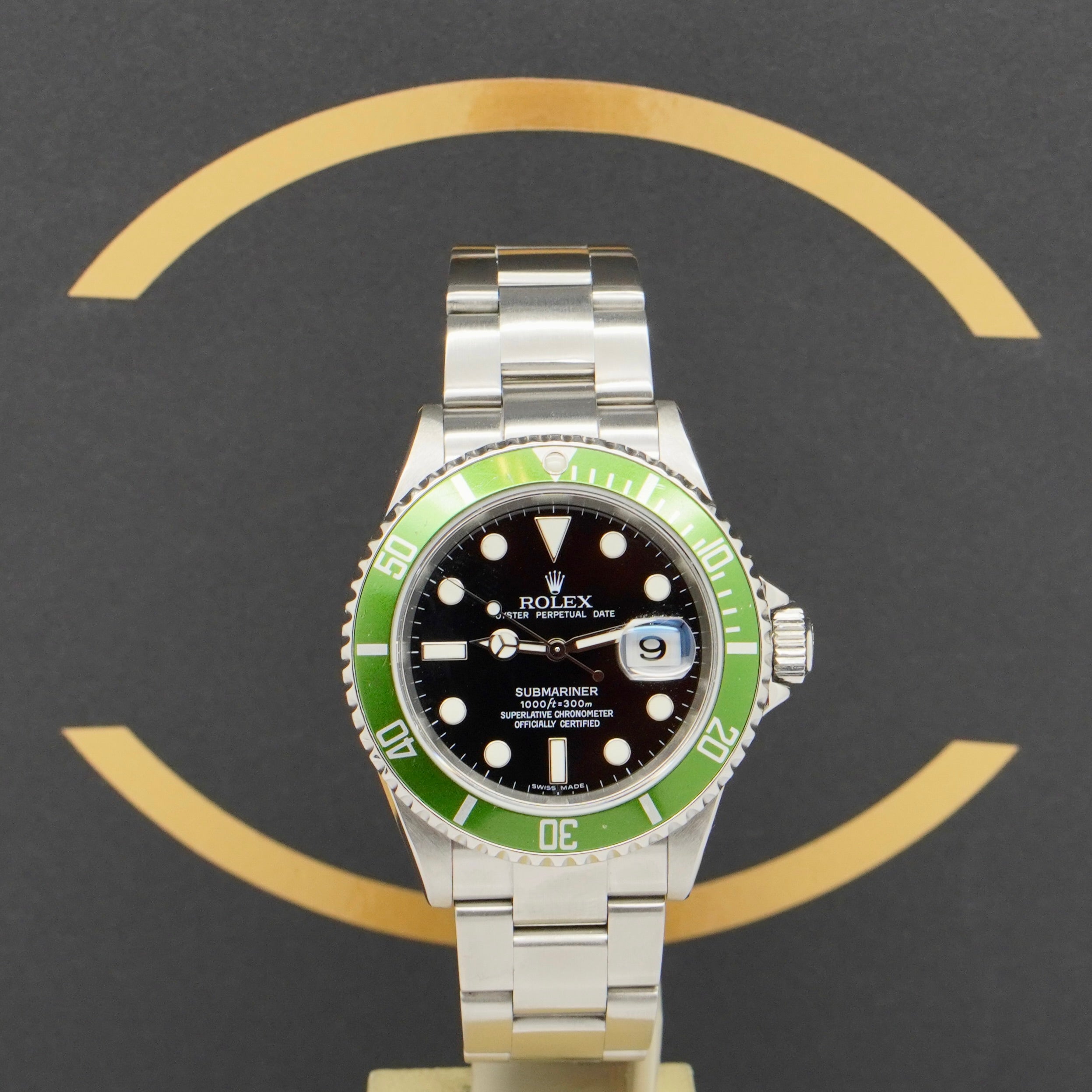Rolex Submariner "Kermit" - Ref: 16610LV - aus 2007 - Rolex Box & Check