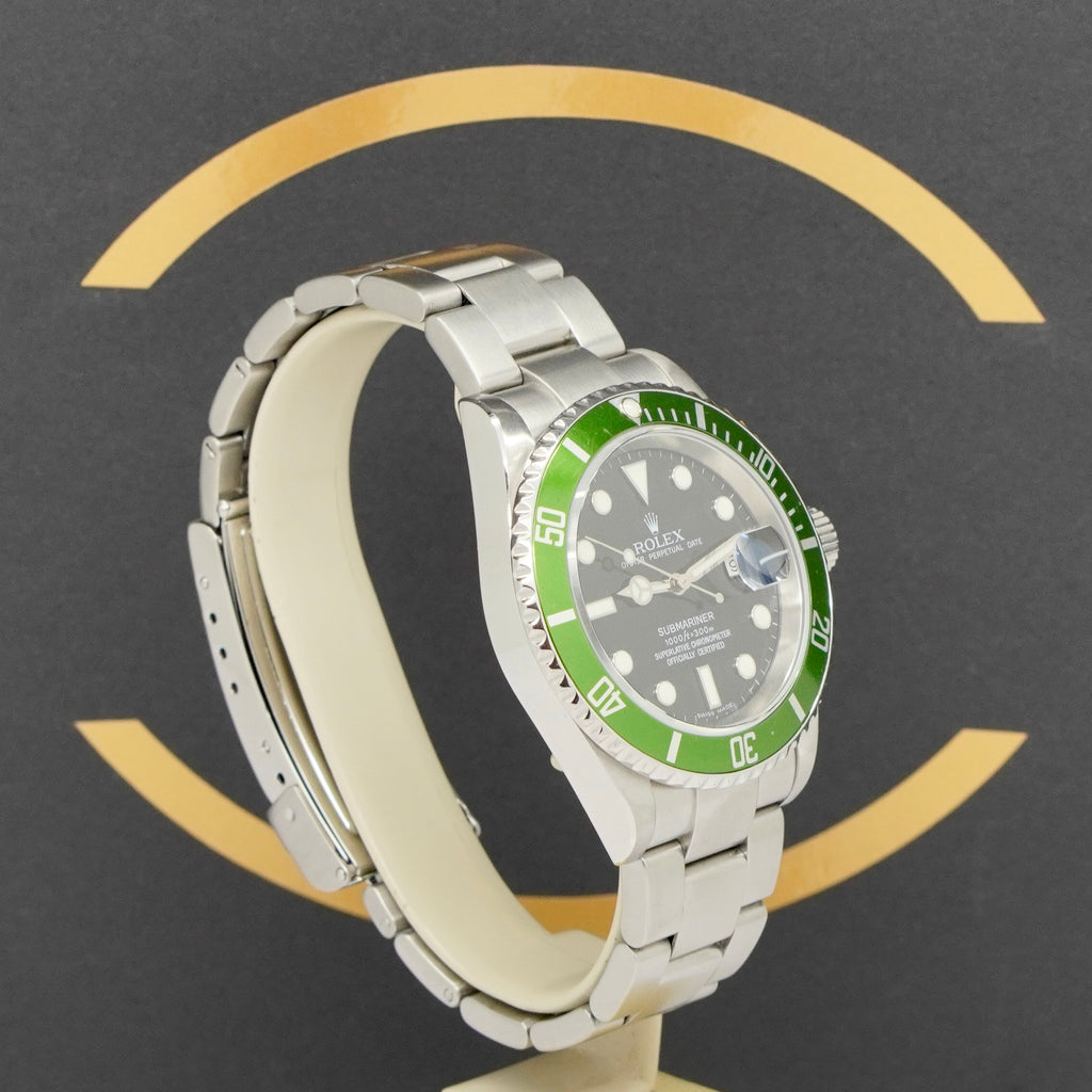 Rolex Submariner "Kermit" - Ref: 16610LV - aus 2007 - Rolex Box & Check