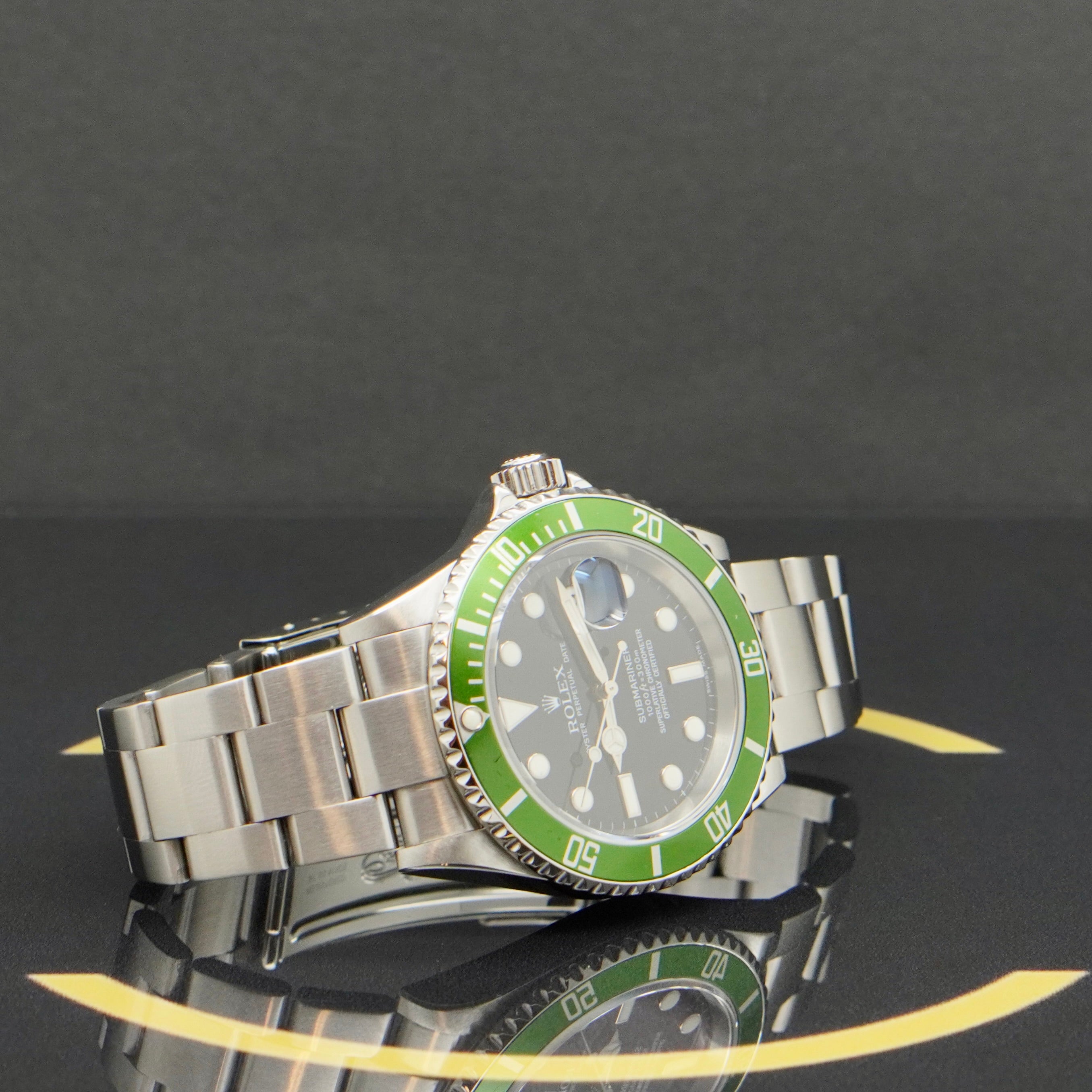 Rolex Submariner "Kermit" - Ref: 16610LV - aus 2007 - Rolex Box & Check