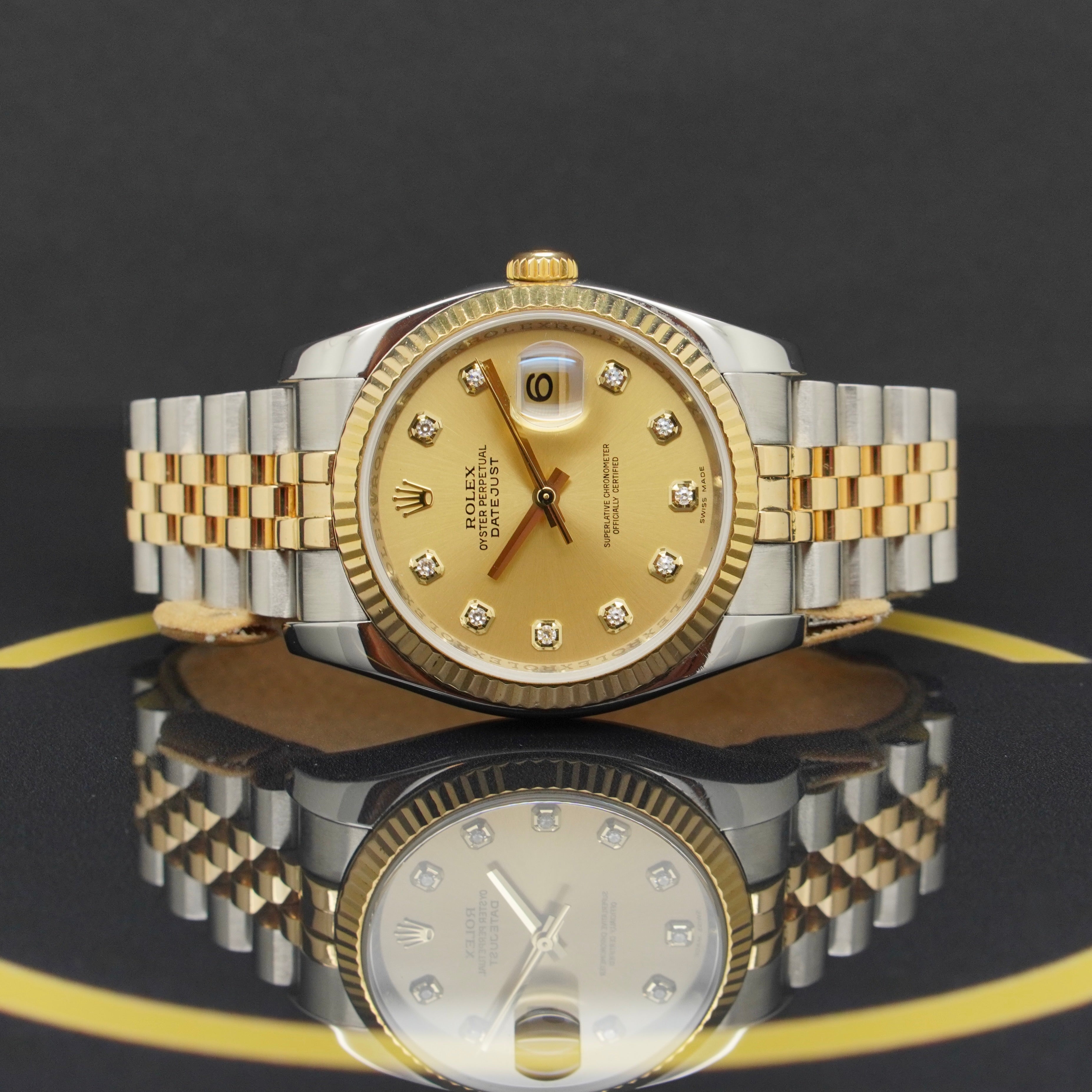 Rolex Datejust 36 S/G - 116233 - 2006 - Rolex Box & Papiere