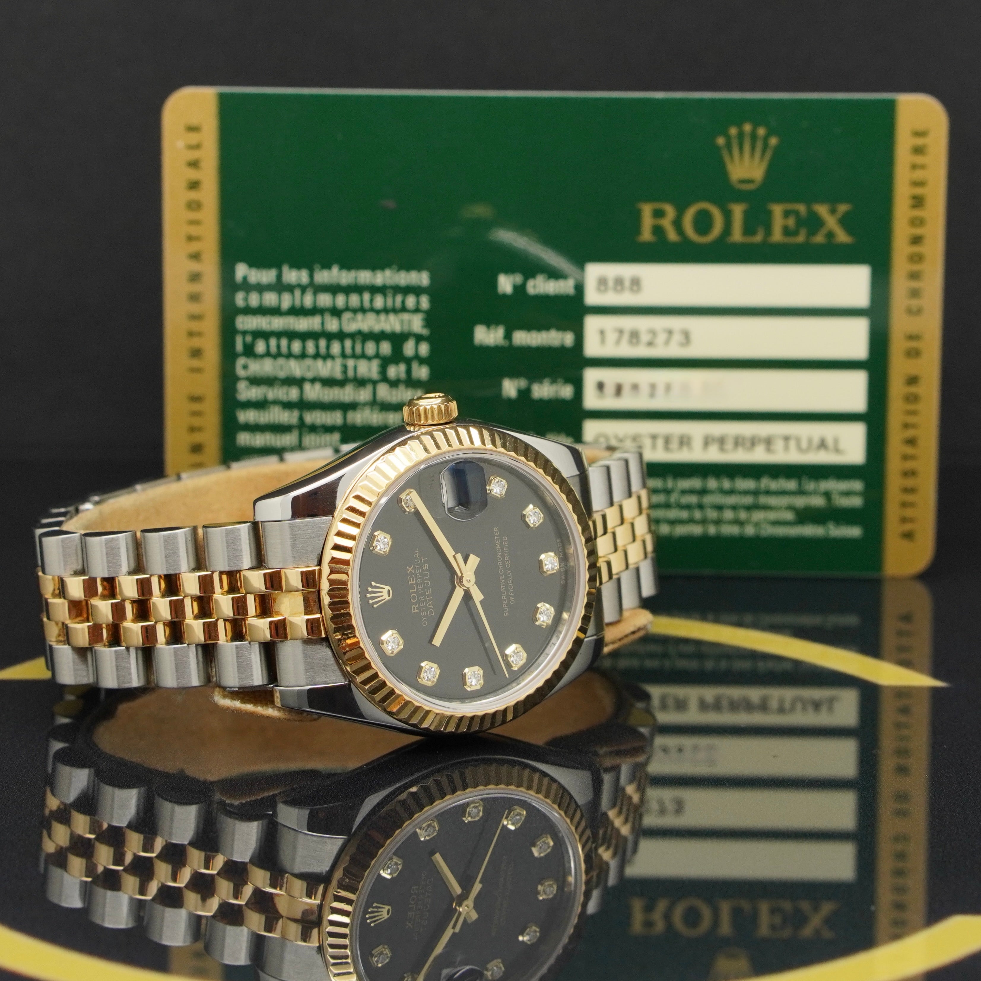 Rolex Datejust 31 - Ref: 178273 - aus 2013 - Fullset