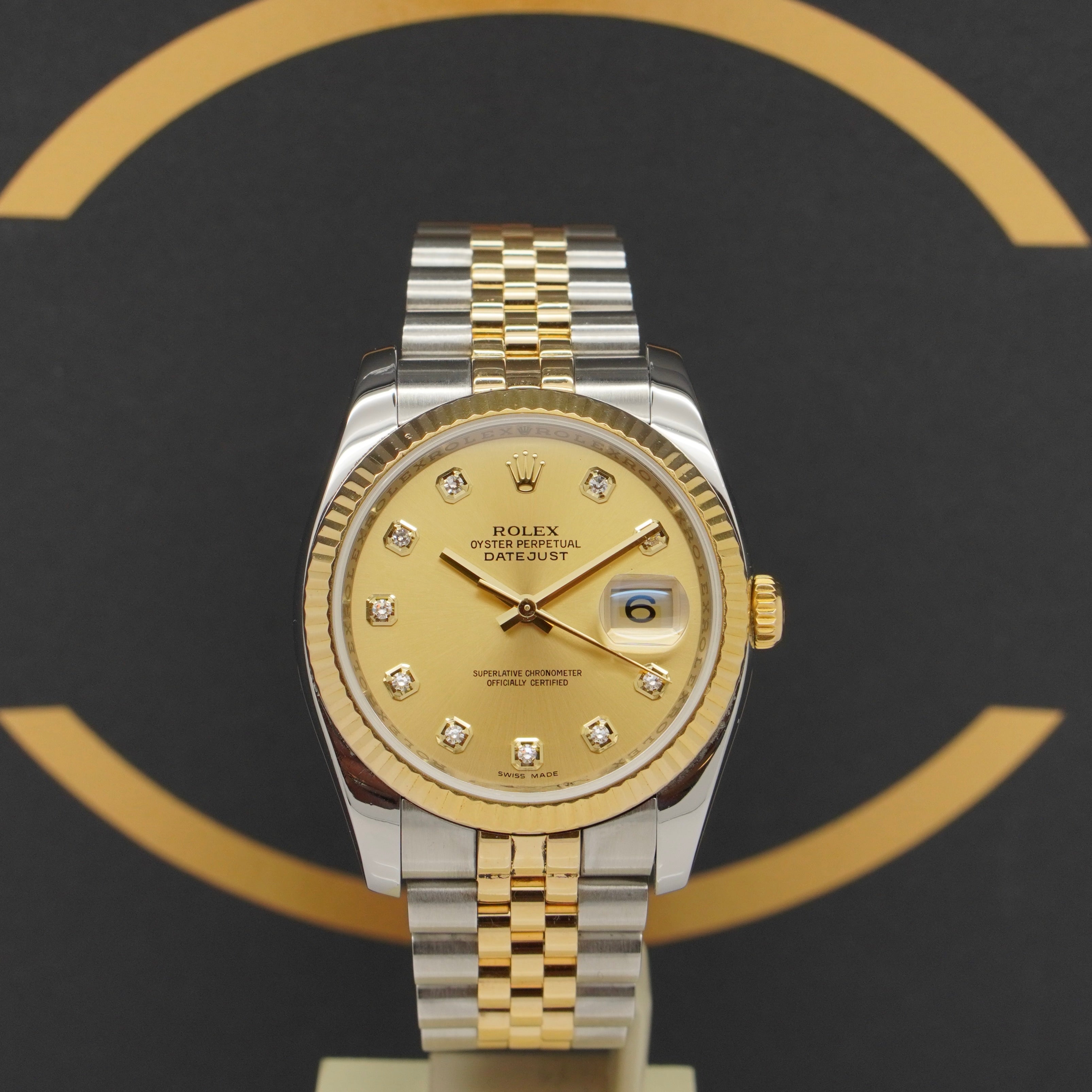 Rolex Datejust 36 S/G - 116233 - 2006 - Rolex Box & Papiere