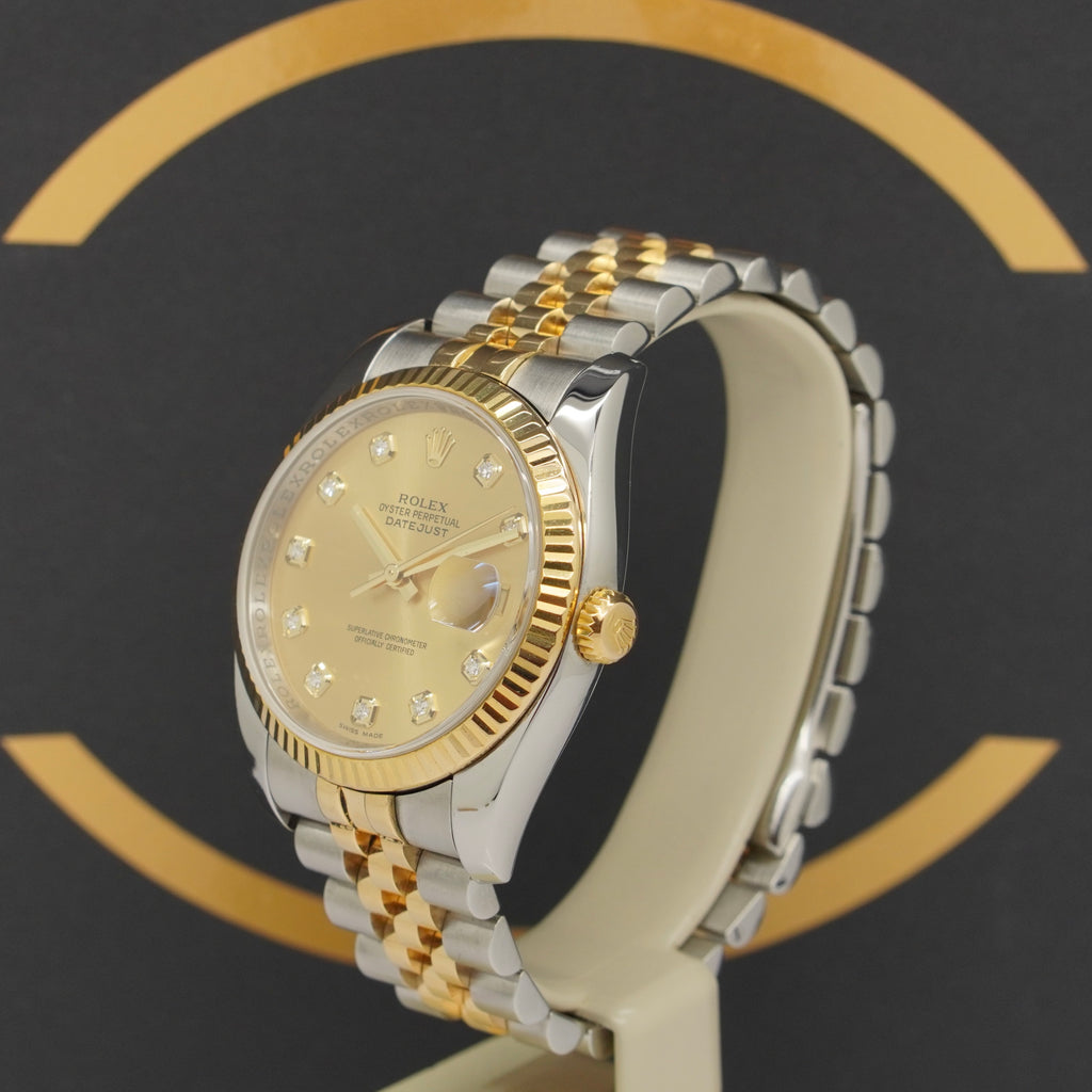 Rolex Datejust 36 S/G - 116233 - 2006 - Rolex Box & Papiere