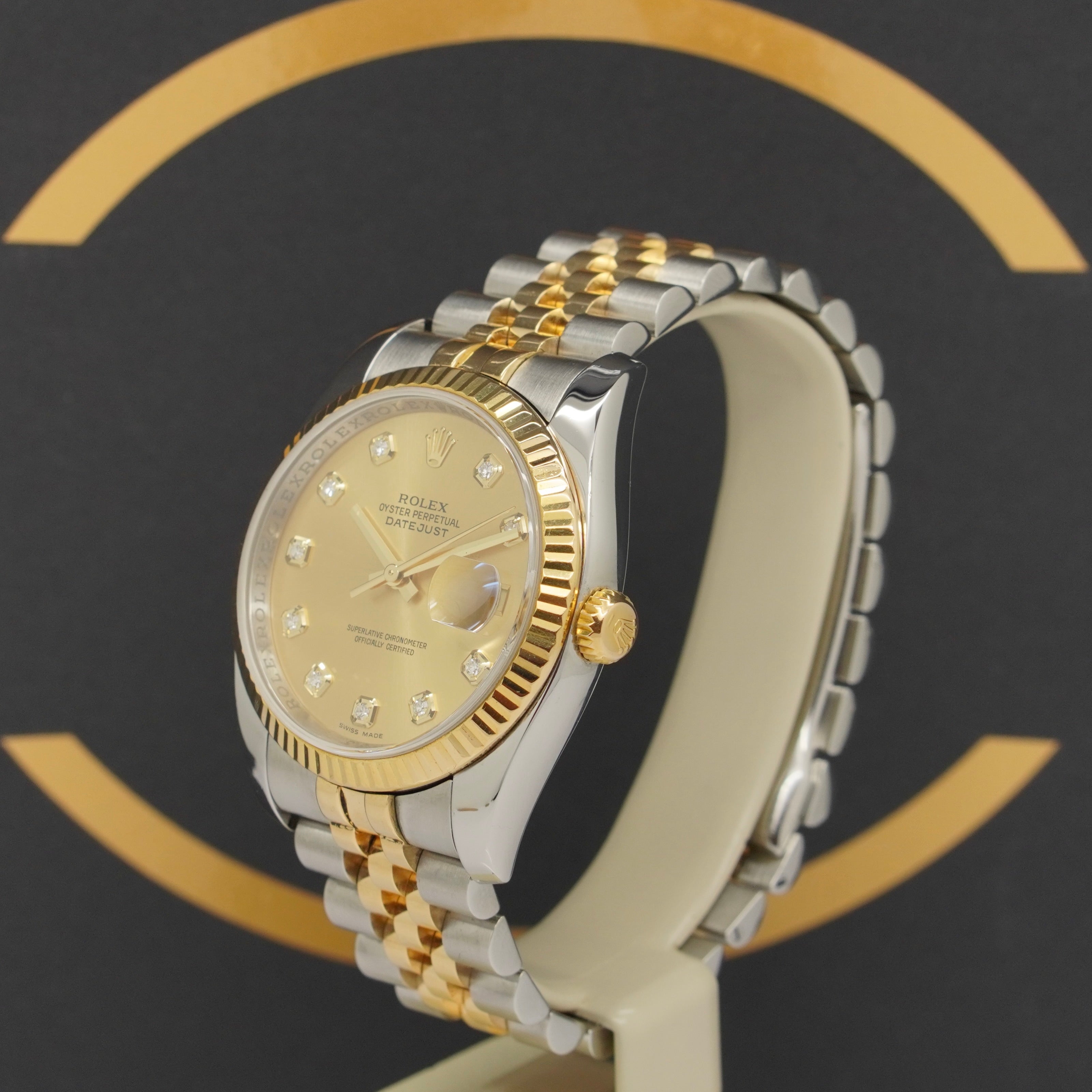 Rolex Datejust 36 S/G - 116233 - 2006 - Rolex Box & Papiere