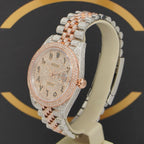 Rolex Datejust 41 Iced Out Rosé - Ref: 126331 - aus 2023 - NEU