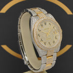 Rolex Datejust 41 Iced Out S/G - Ref: 126303 - aus 2021 - NEU