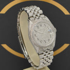 Rolex Datejust 36 Iced Out - Ref: 126200 - aus 2022 - NEU