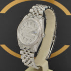 Rolex Datejust 36 Iced Out - Ref: 126200 - aus 2022 - NEU