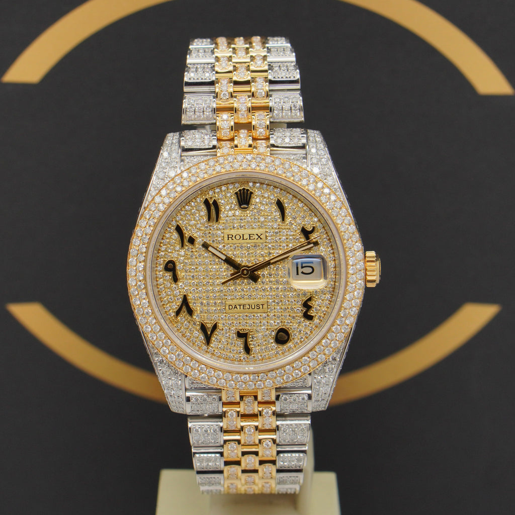 Rolex Datejust 41 Iced Out S/G - Ref: 126333 - aus 2022 - NEU