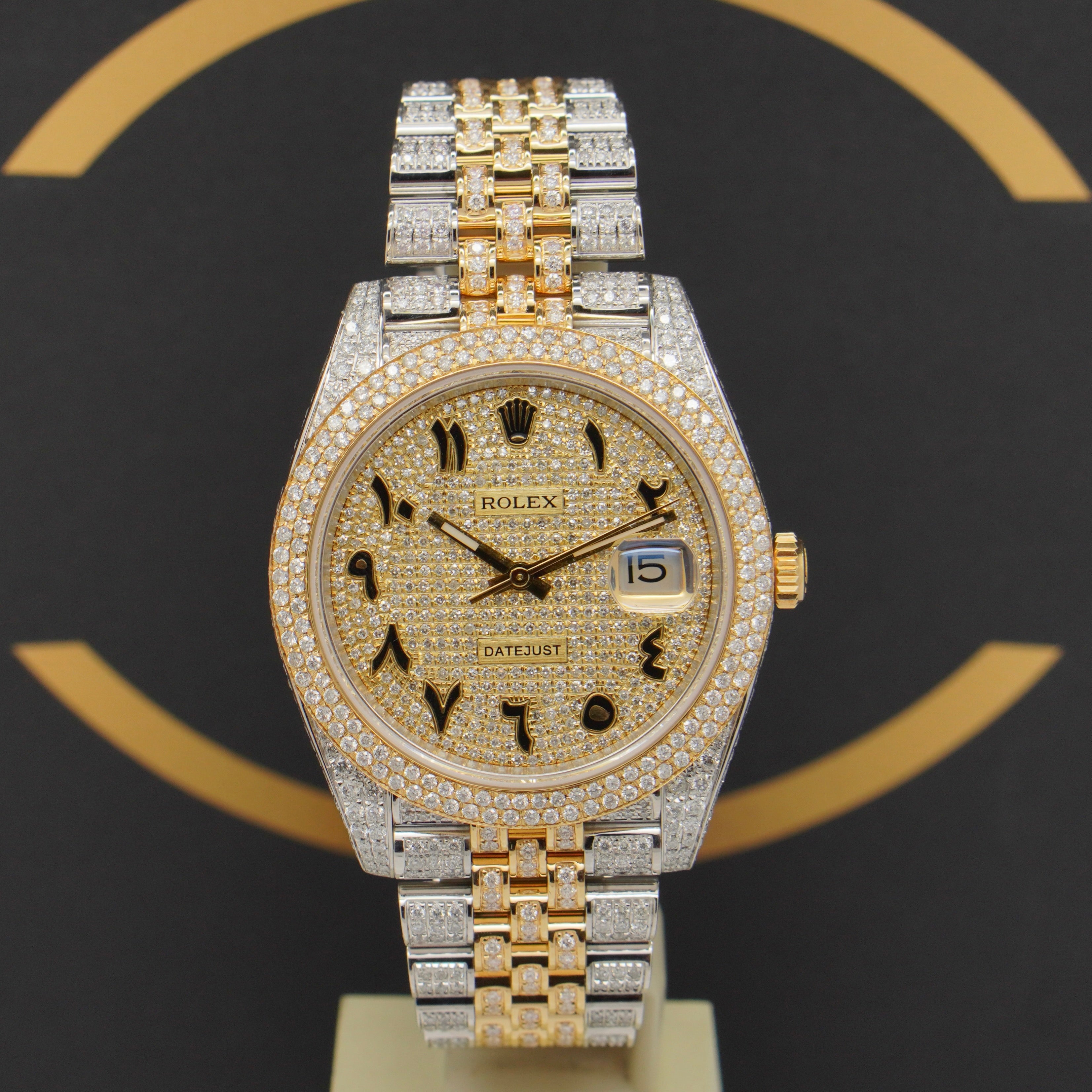 Rolex Datejust 41 Iced Out S/G - Ref: 126333 - aus 2022 - NEU