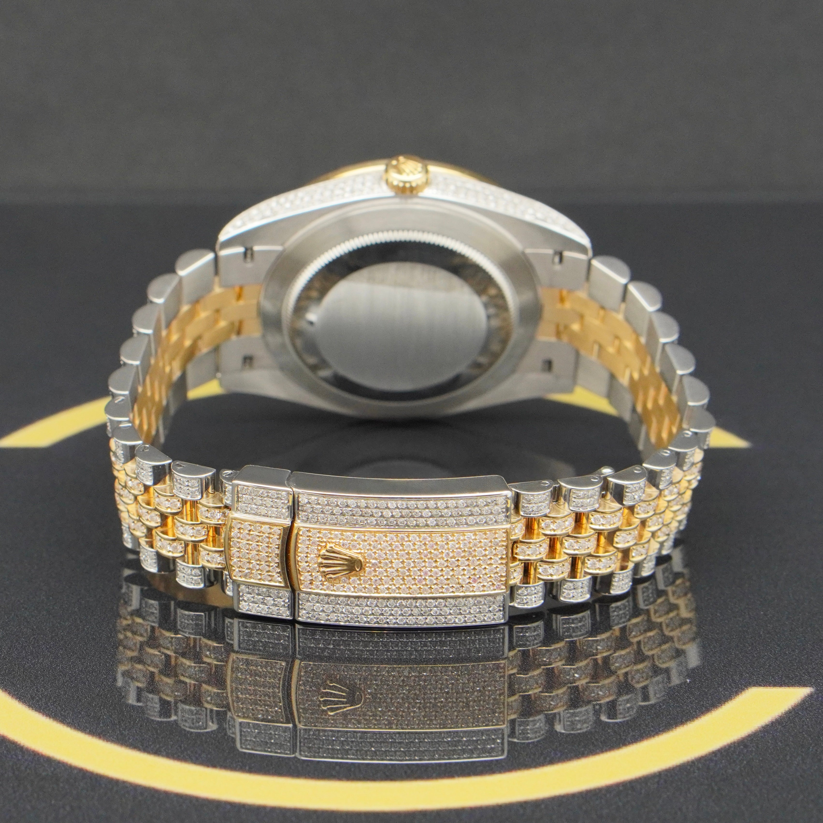 Rolex Datejust 41 Iced Out S/G - Ref: 126333 - aus 2022 - NEU