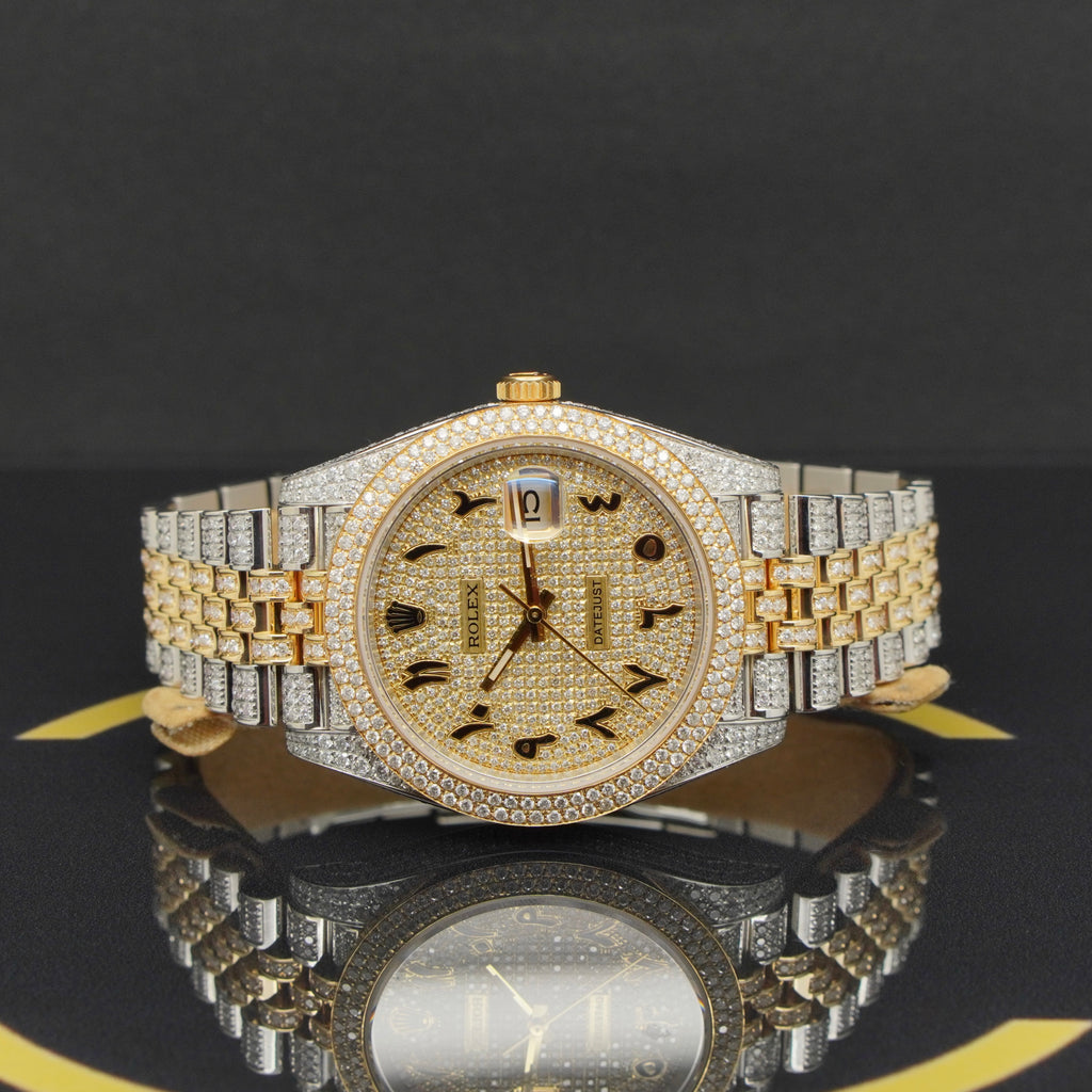 Rolex Datejust 41 Iced Out S/G - Ref: 126333 - aus 2022 - NEU