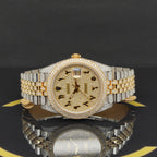 Rolex Datejust 41 Iced Out S/G - Ref: 126333 - aus 2022 - NEU