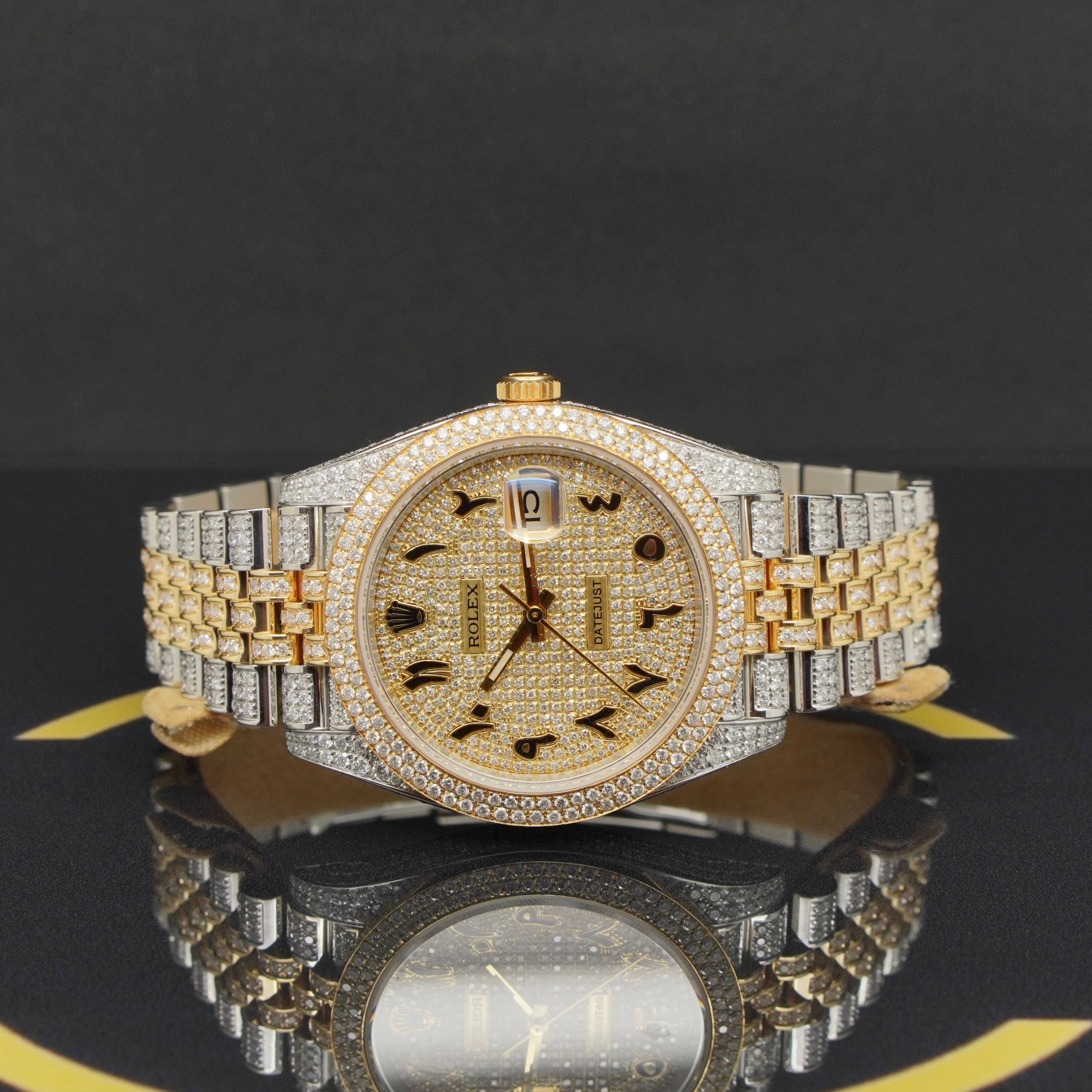 Rolex Datejust 41 Iced Out S/G - Ref: 126333 - aus 2022 - NEU