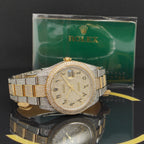 Rolex Datejust 41 Iced Out S/G - Ref: 126303 - aus 2021 - NEU