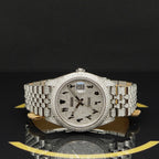 Rolex Datejust 41 Iced Out - Ref: 126300 - aus 2024 - NEU