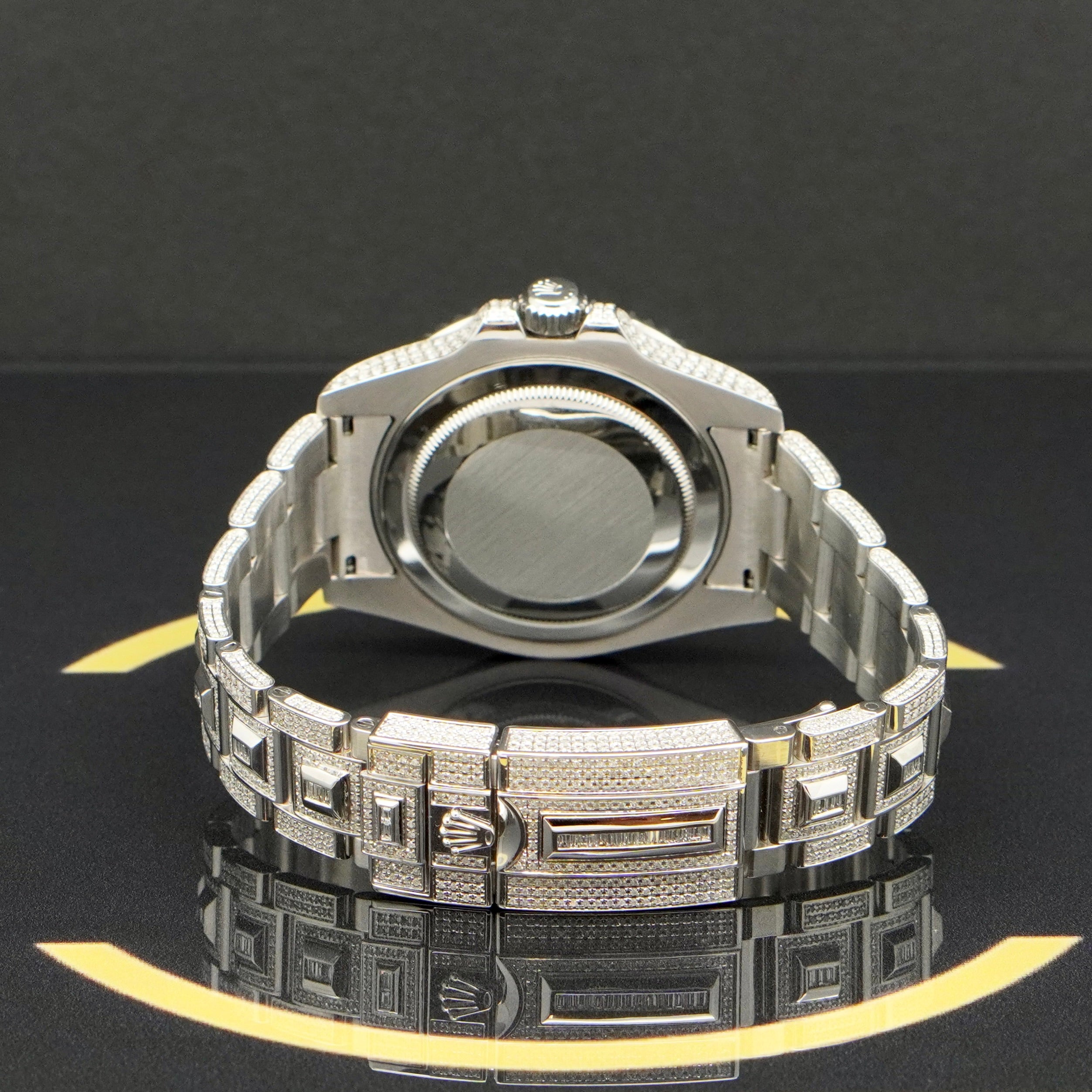 Rolex GMT-Master II Iced Out - 116710LN - aus 2018 - Box & Karte