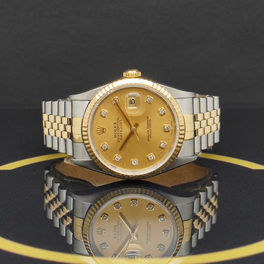 Rolex Datejust 36 S/G - 16233 - 1995 - Rolex Box
