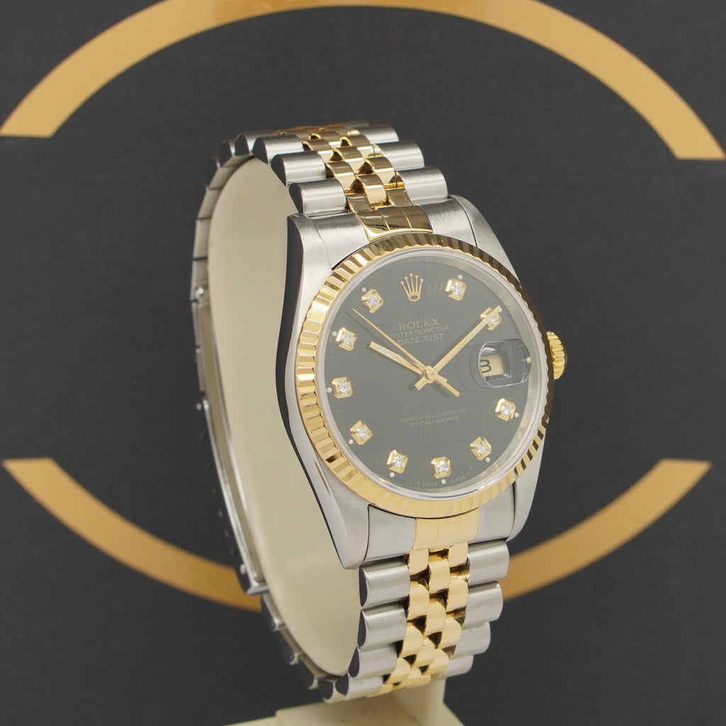 Rolex Datejust 36 S/G - 16233 - 1995 - Rolex Box & Papiere