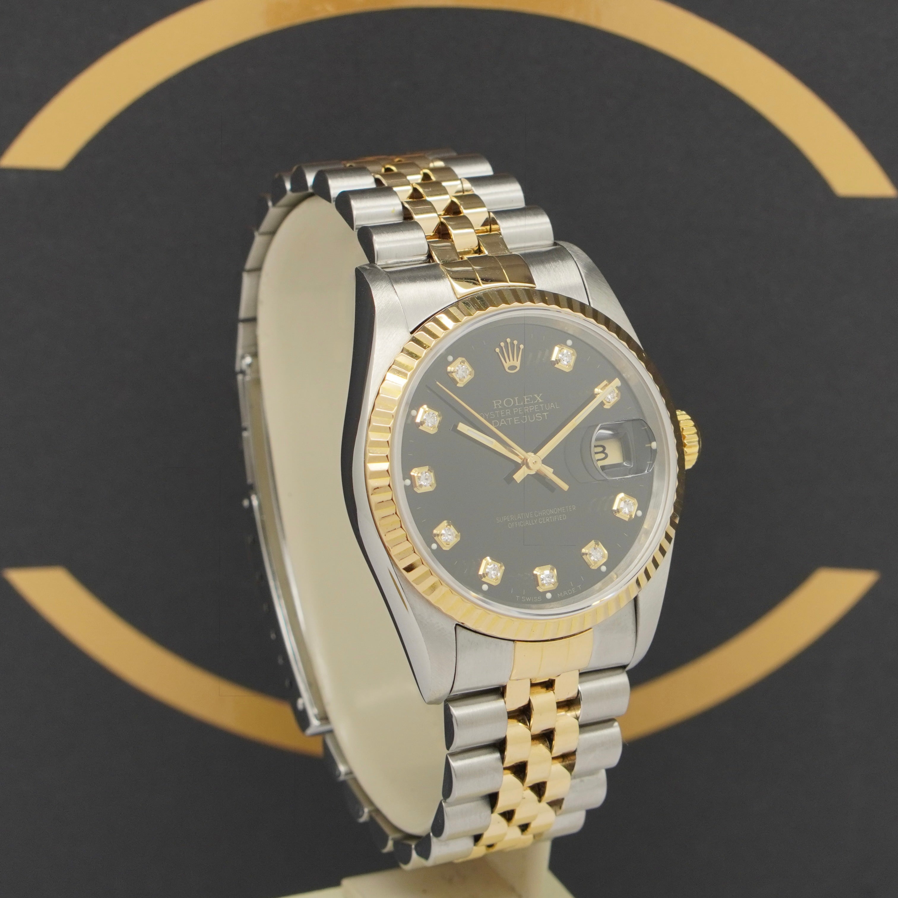 Rolex Datejust 36 S/G - 16233 - 1995 - Rolex Box & Papiere