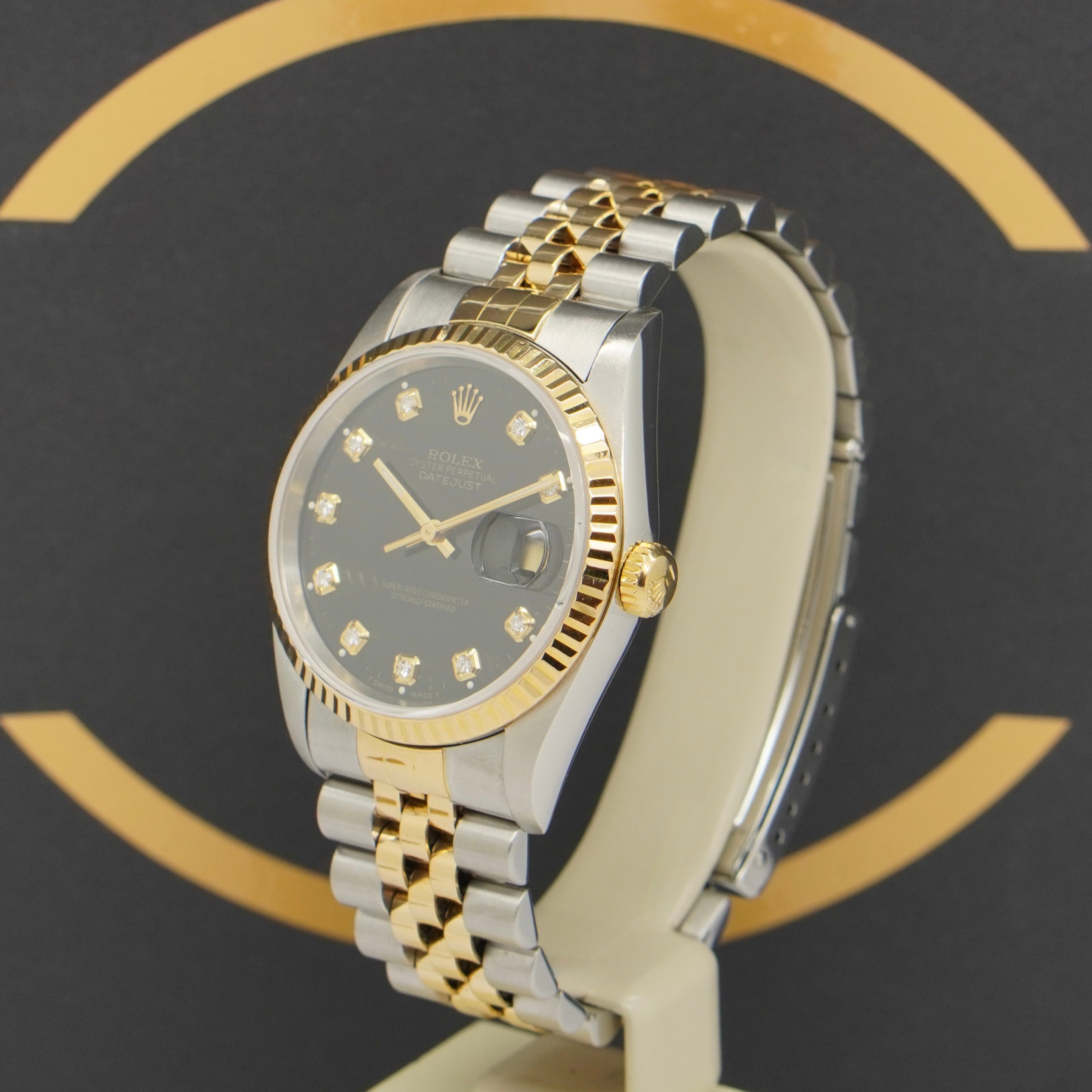 Rolex Datejust 36 S/G - 16233 - 1995 - Rolex Box & Papiere
