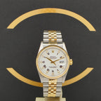 Rolex Datejust 36 S/G - Ref: 16233 - aus 1996 - Rolex Box & Papiere