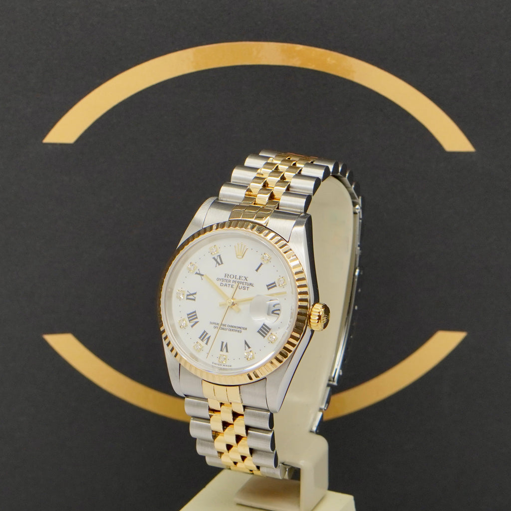 Rolex Datejust 36 S/G - Ref: 16233 - aus 1996 - Rolex Box & Papiere