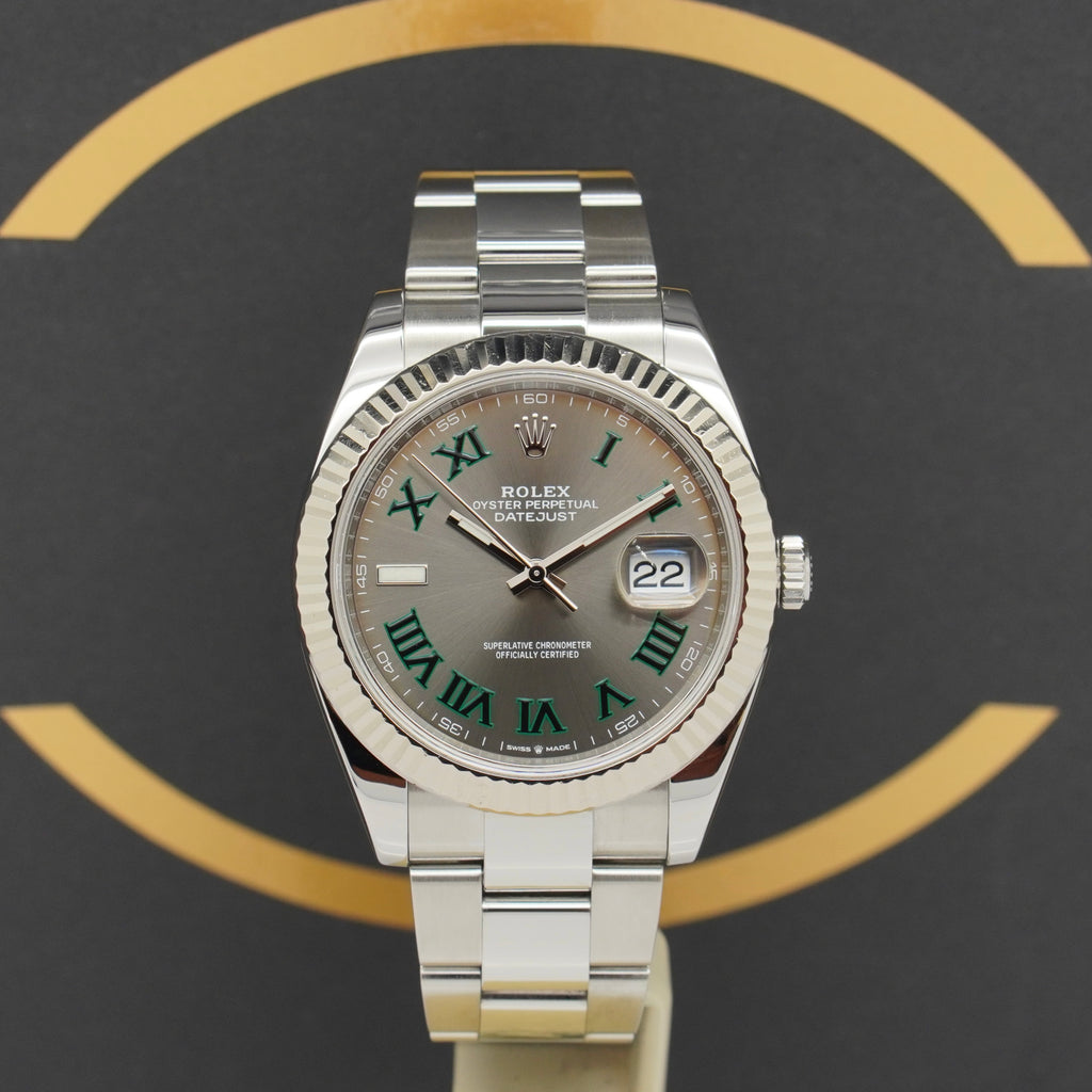 Rolex Datejust 41 "Wimbledon" - Ref: 126334 - aus 2020 - Fullset