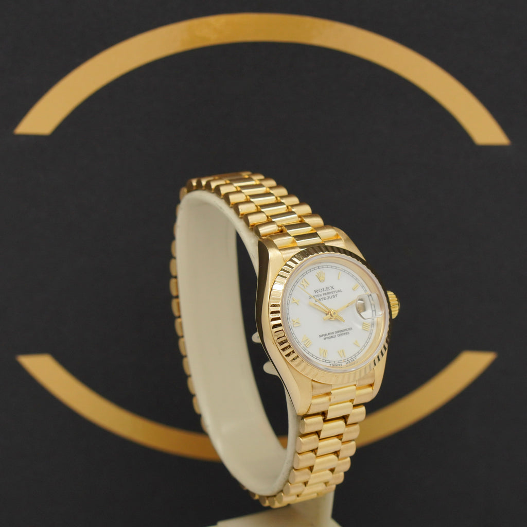 Rolex Lady-Datejust 26 Gold - Ref: 69178 - aus 1991 - Box & Papiere