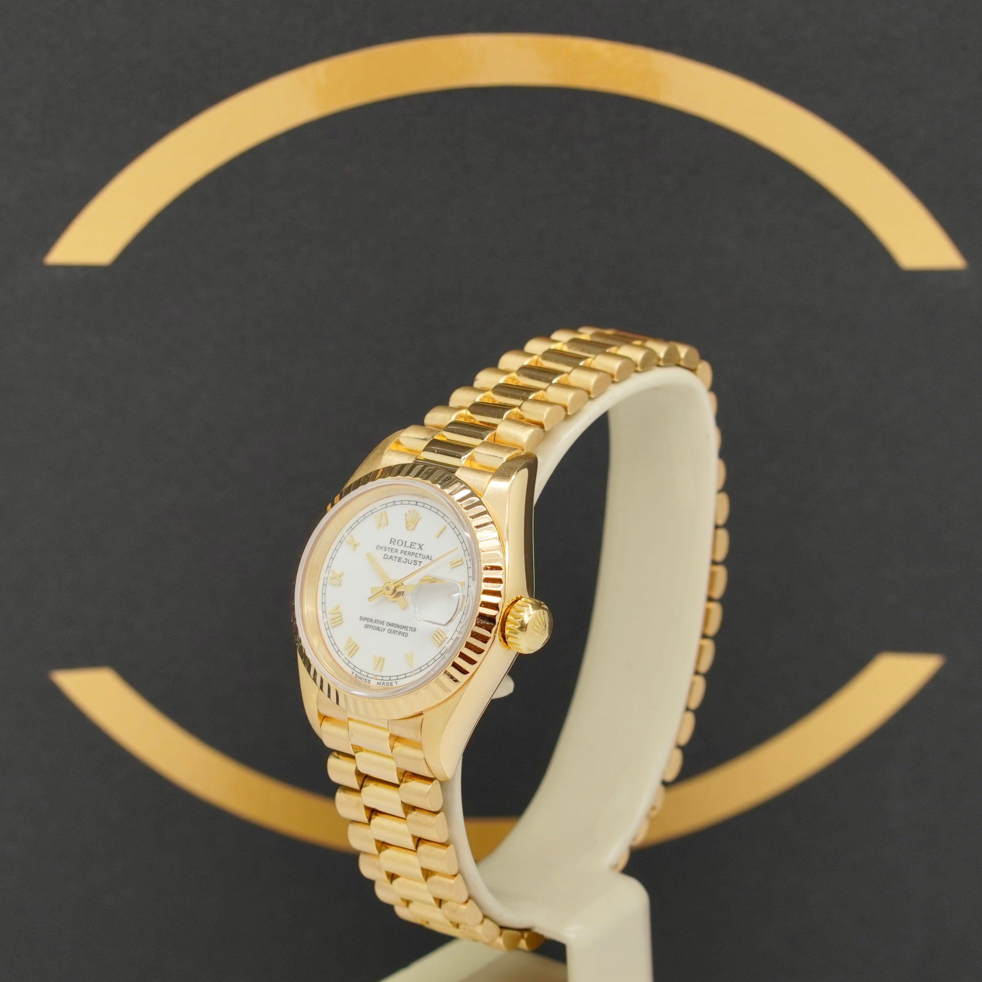 Rolex Lady-Datejust 26 Gold - Ref: 69178 - aus 1991 - Box & Papiere