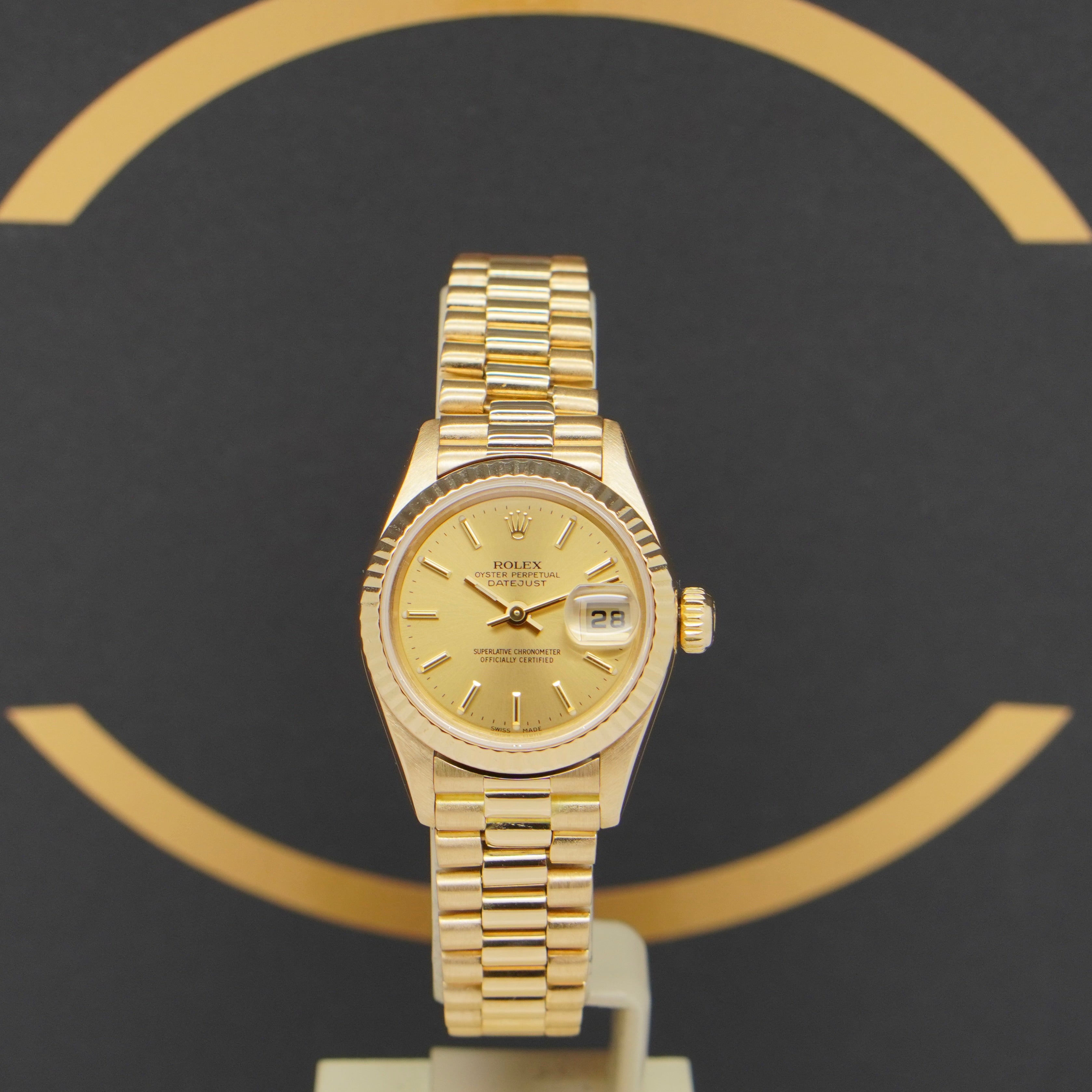 Rolex Lady-Datejust 26 Gold - Ref: 79178 - aus 2000 - LC100 Fullset