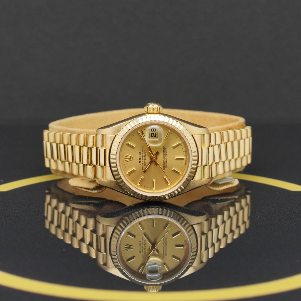 Rolex Lady-Datejust 26 Gold - Ref: 79178 - aus 2000 - LC100 Fullset