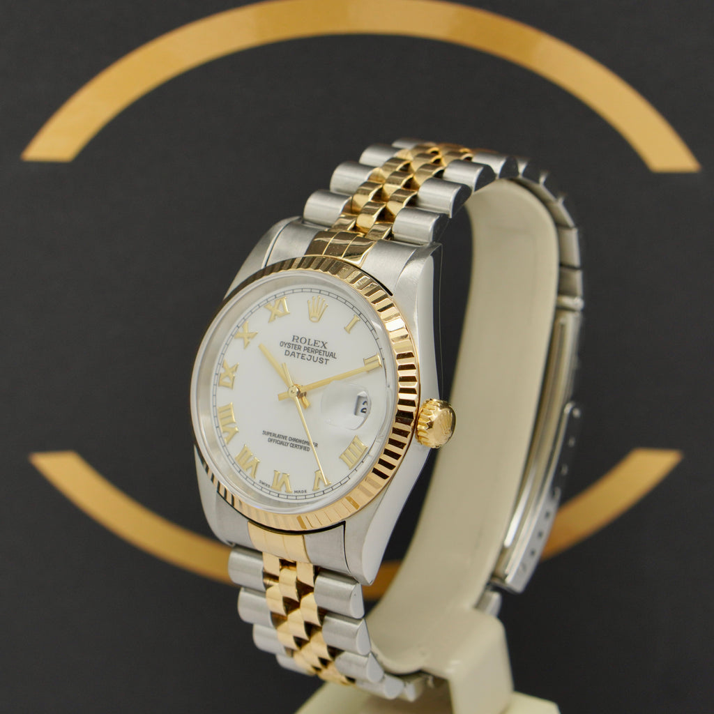 Rolex Datejust 36 S/G - Ref: 16233 - aus 2001 - Rolex Box