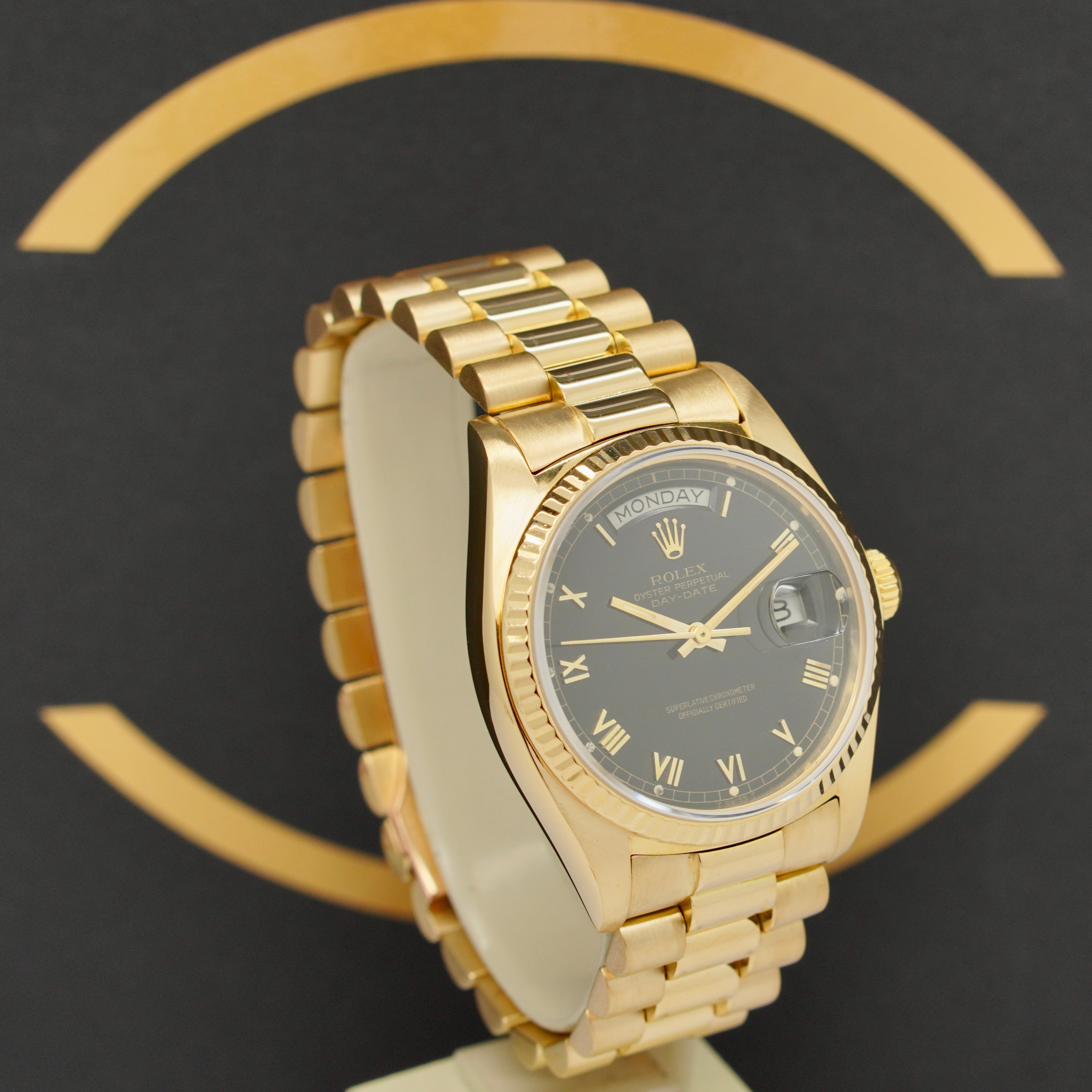 Rolex Day Date - Ref: 18038 - aus 1981 - Box & Papiere - LC 100