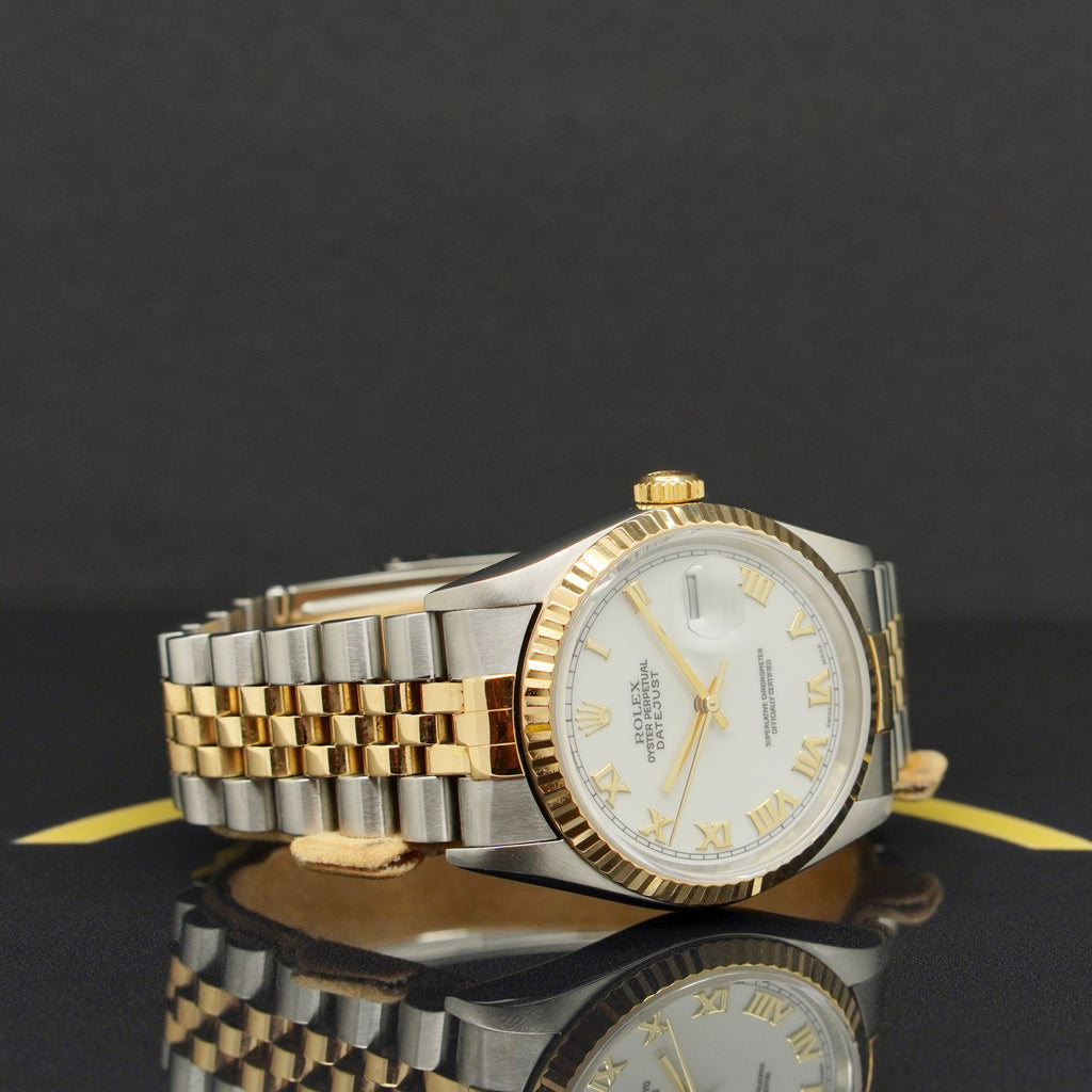 Rolex Datejust 36 S/G - Ref: 16233 - aus 2001 - Rolex Box