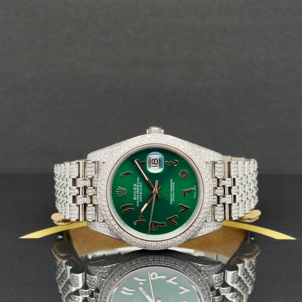 Rolex Datejust 41 Iced Out - Ref: 126300 - aus 2021 - Fullset