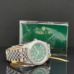 Rolex Datejust 41 Iced Out - Ref: 126300 - aus 2021 - Fullset