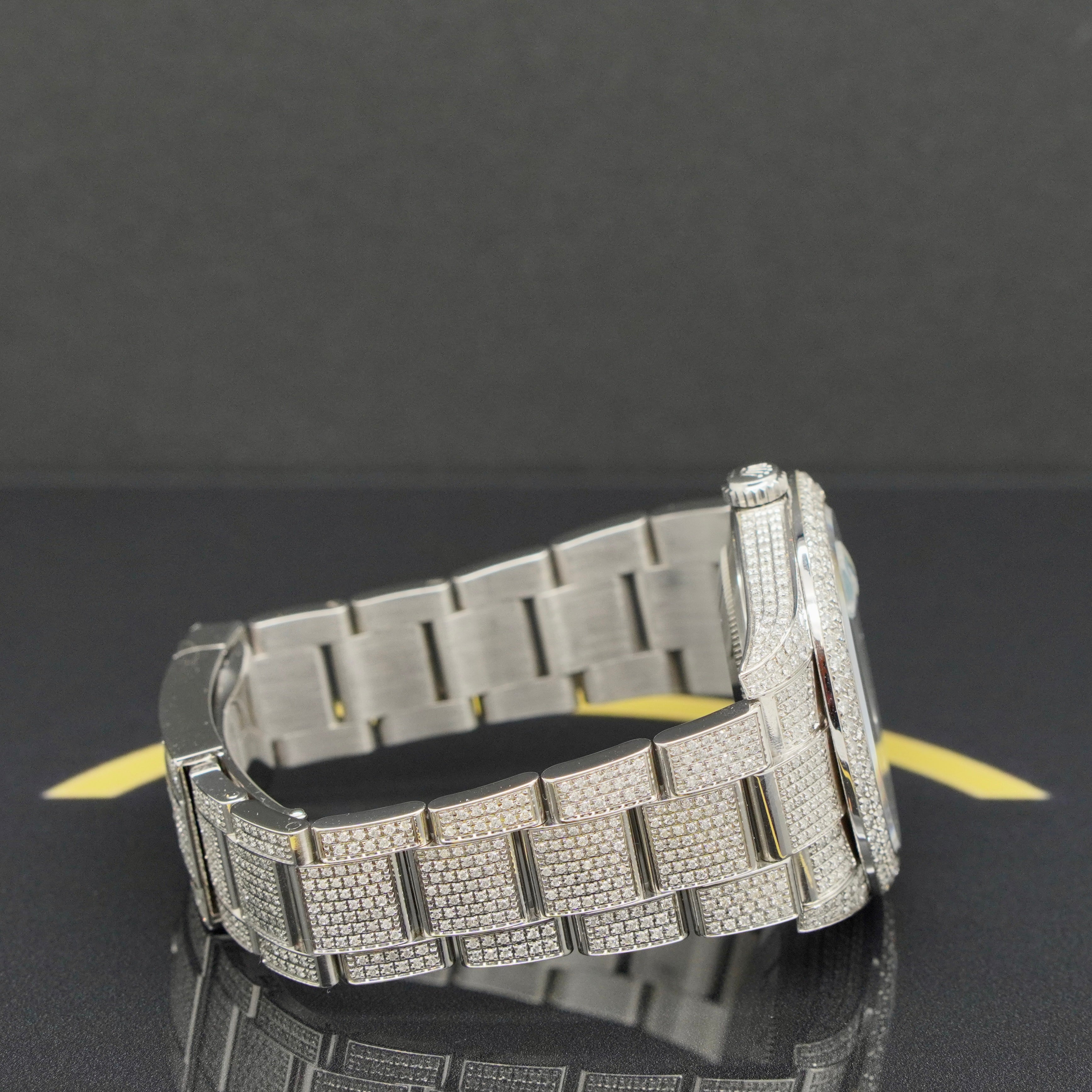 Rolex Datejust 41 Iced Out - Ref: 126300 - aus 2021 - Fullset