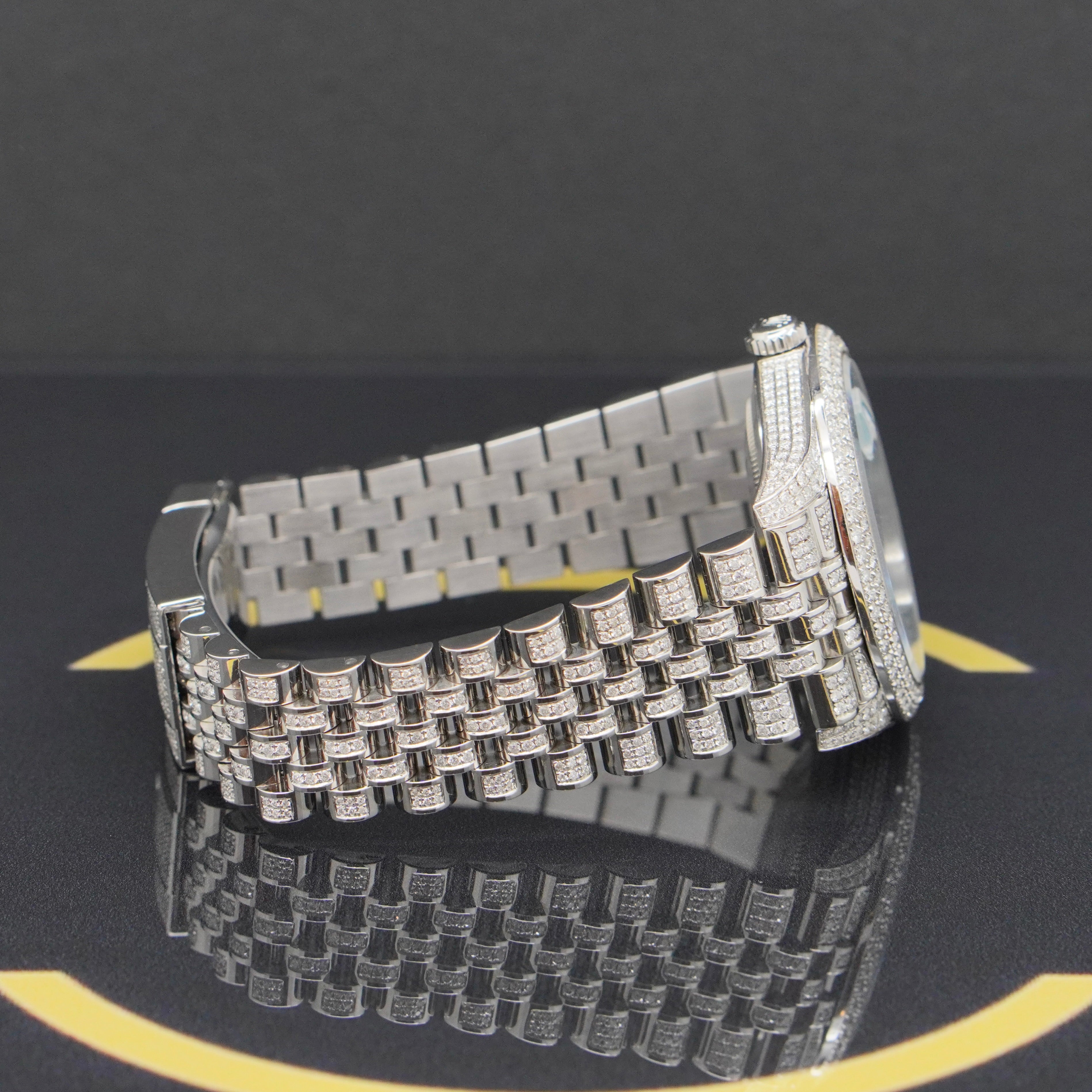 Rolex Datejust 41 Iced Out - Ref: 126300 - aus 2022 - Fullset