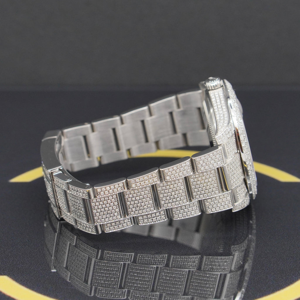 Rolex Datejust 41 Iced Out - Ref: 126300 - aus 2021 - Fullset