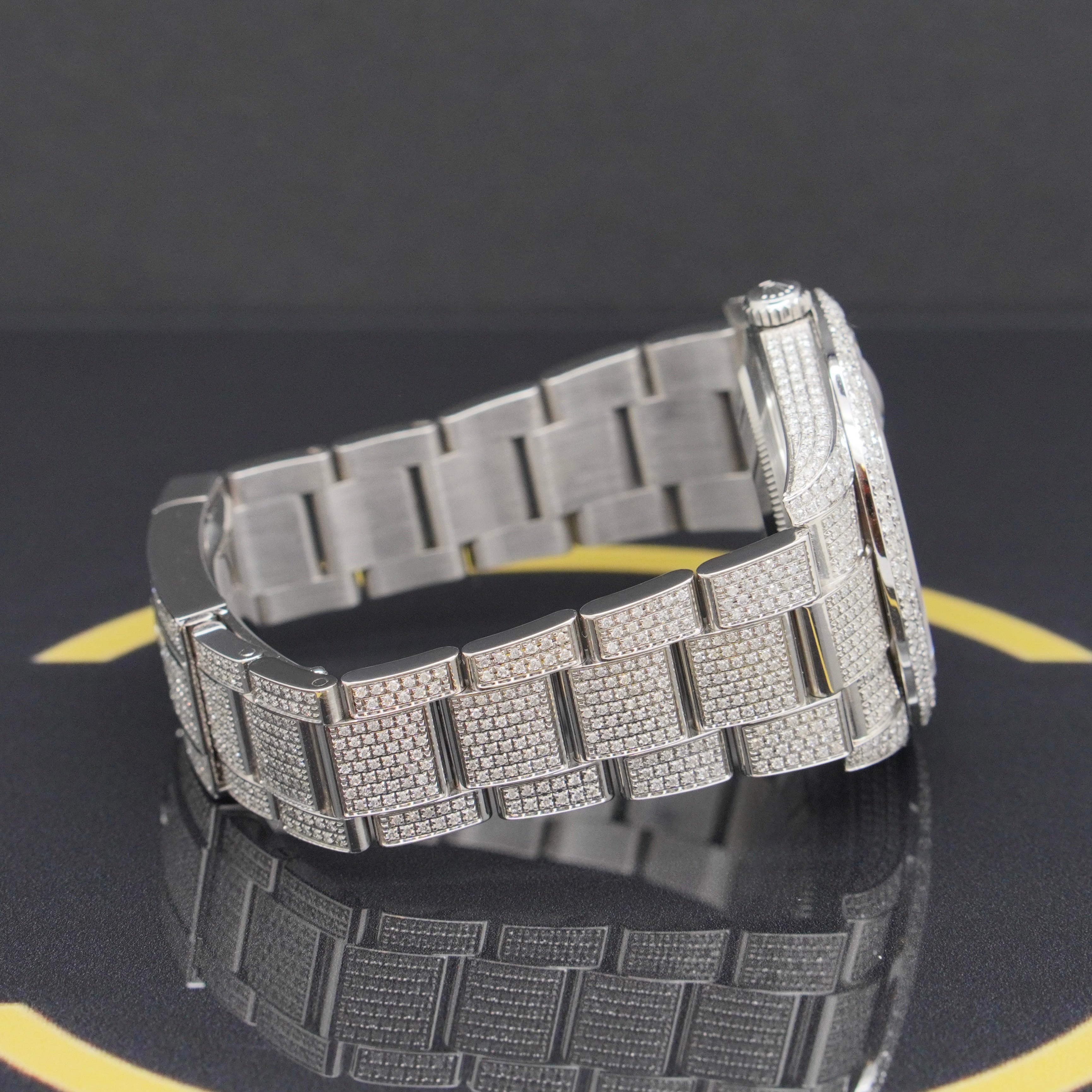 Rolex Datejust 41 Iced Out - Ref: 126300 - aus 2021 - Fullset