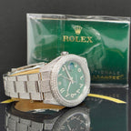Rolex Datejust 41 Iced Out - Ref: 126300 - aus 2021 - Fullset