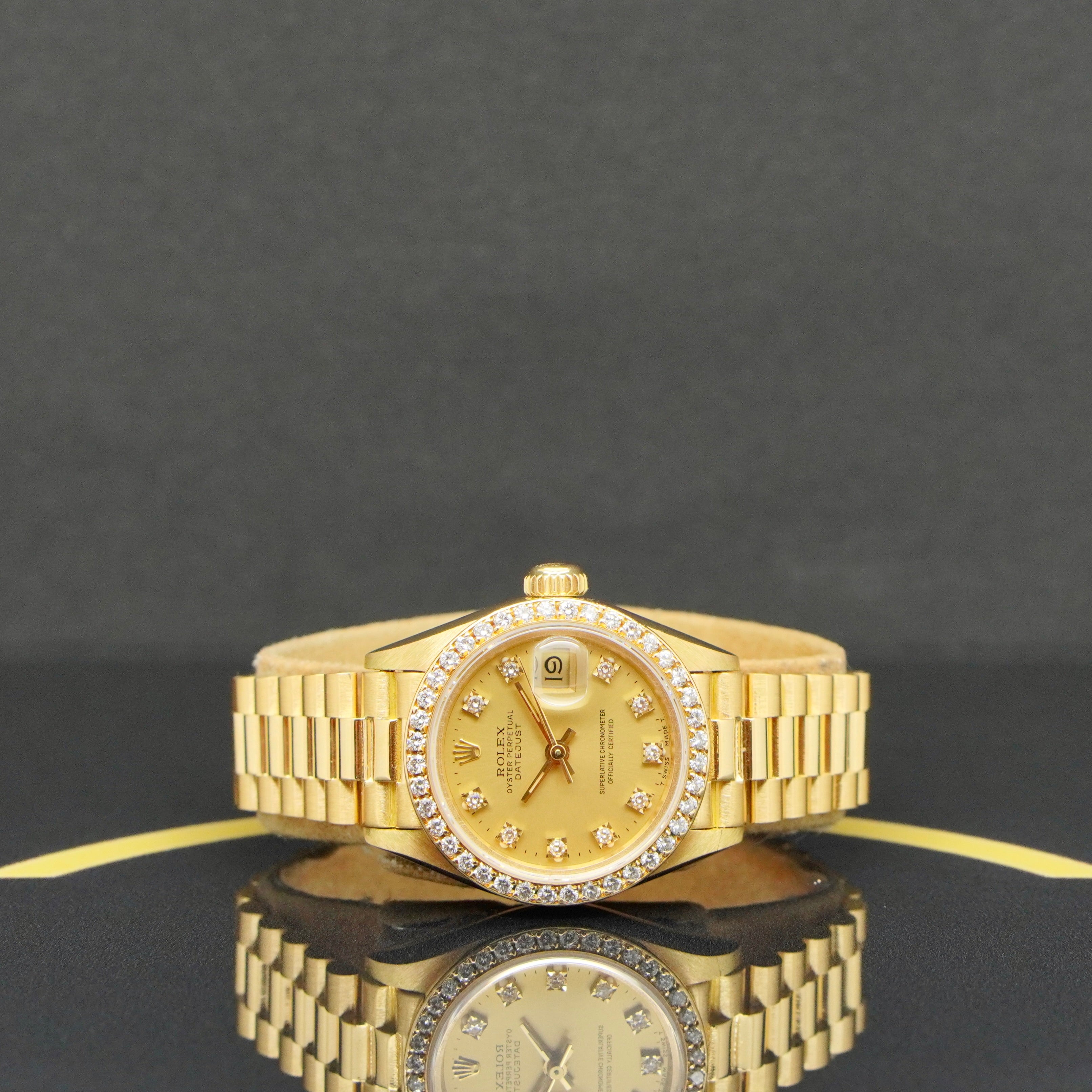 Rolex Lady-Datejust Gold - Ref: 69178 - aus 1984 - Box & Papiere