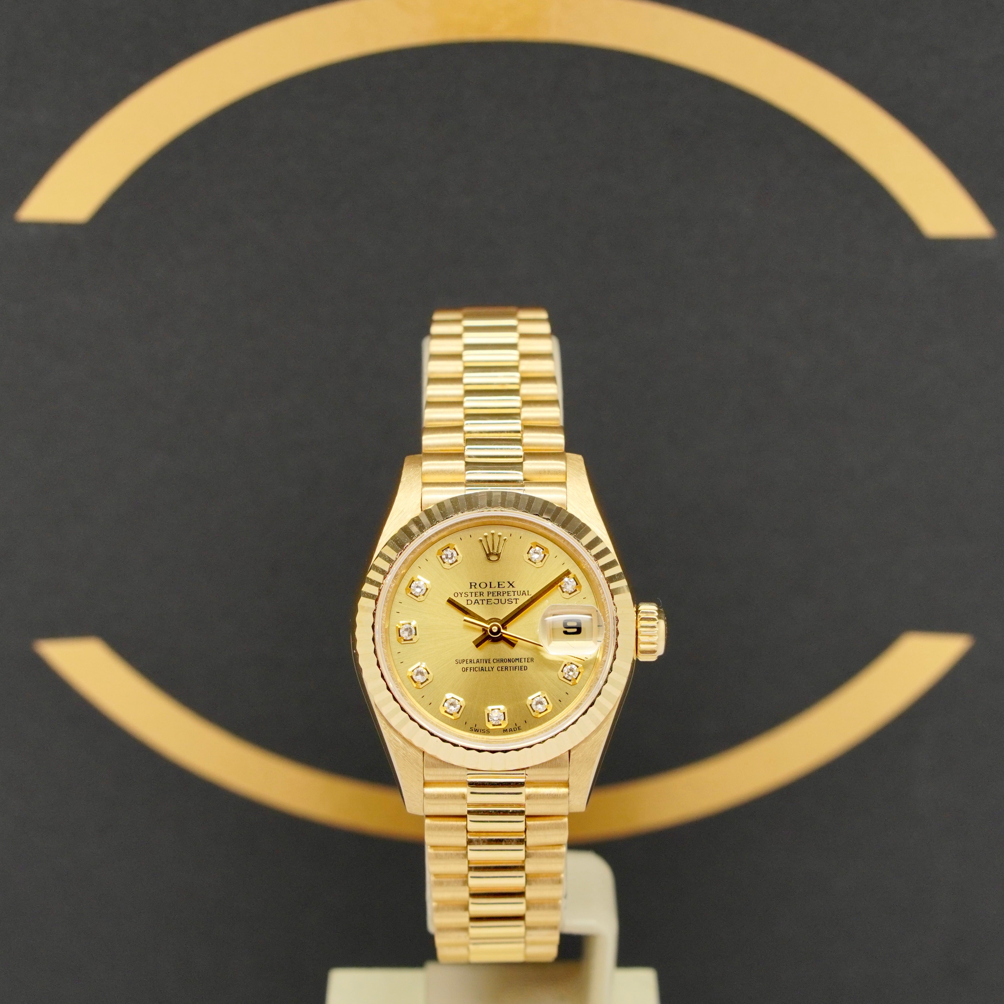 Rolex Lady-Datejust Gold - Ref: 69178 - aus 1995 - Box & Papiere